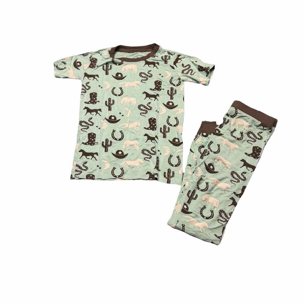 ✨ Emerson & Friends Bamboo Pajama Set 6/7T 🤠🐎 ✨‎